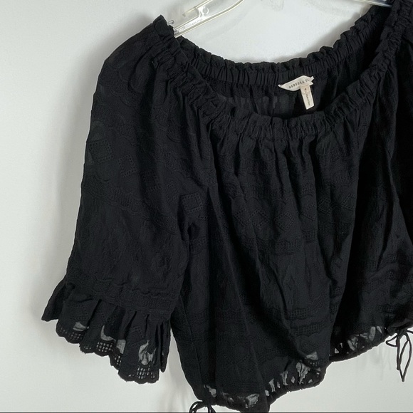 Rebecca Taylor Off Shoulder Top Embroidered - Picture 3 of 9